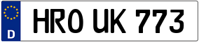 Truck License Plate